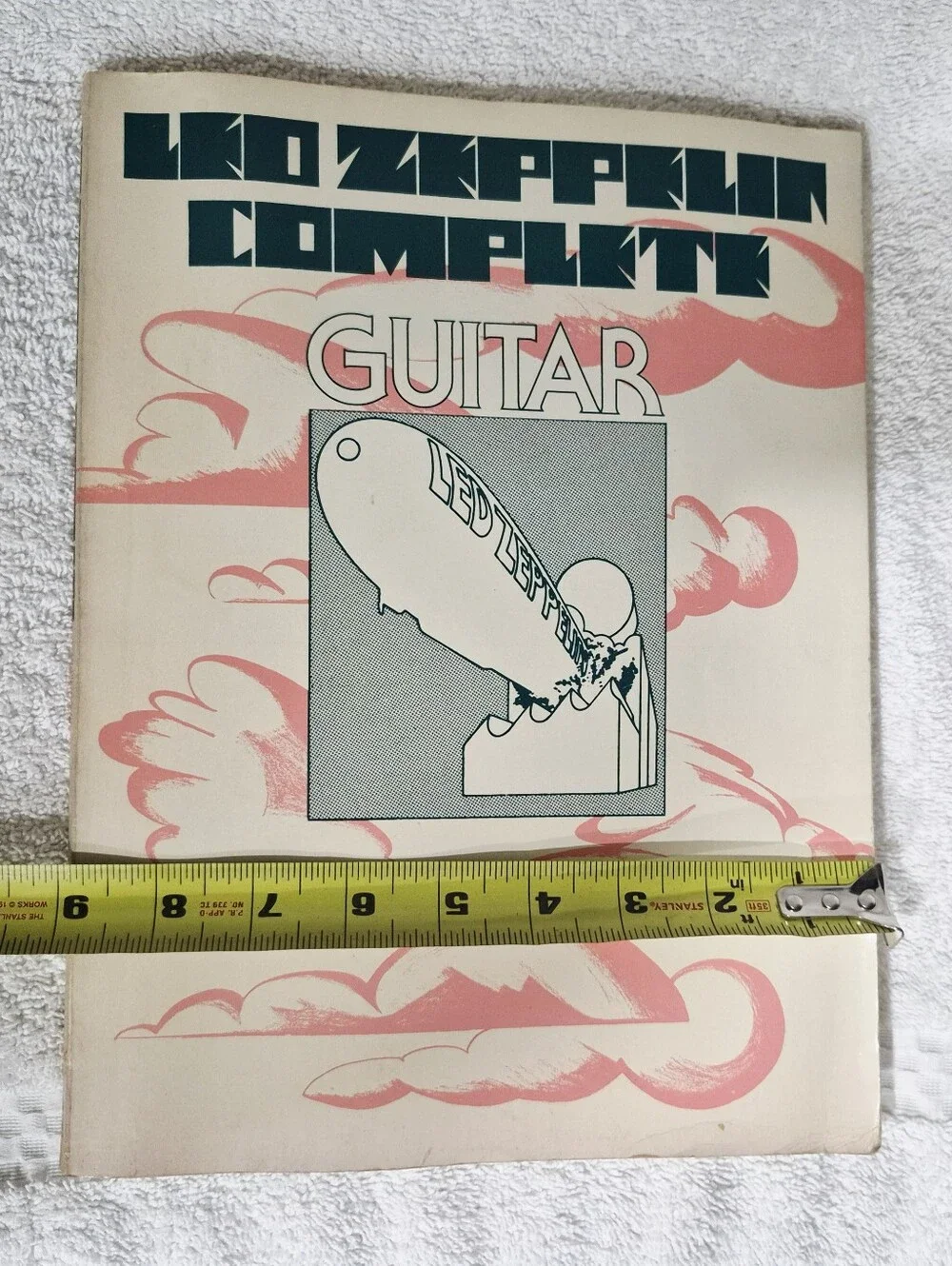 Led Zeppelin Complete Guitar All Songs From First Five Albums 1975 Vintage